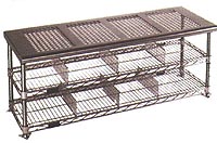 Perforated Shoe Rack/Storage Bench p91 Perforated Shoe Rack/Storage Bench p91